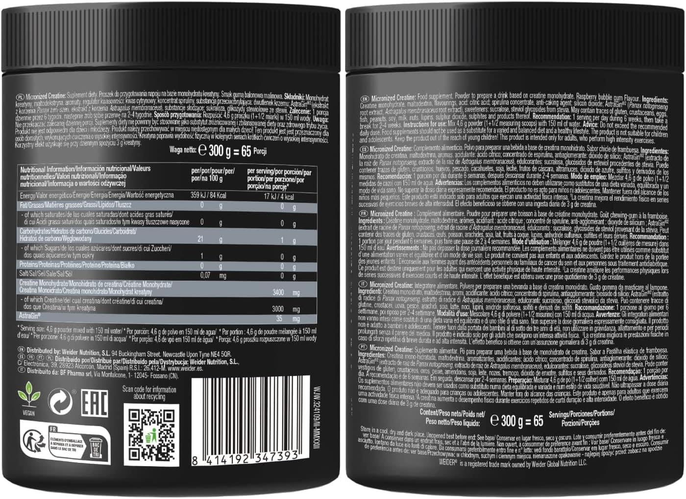 Micronized Creatine